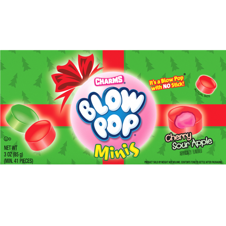Blow Pop Minis Assorted Christmas Theater Box (12 ct. / 3 oz. each Box)