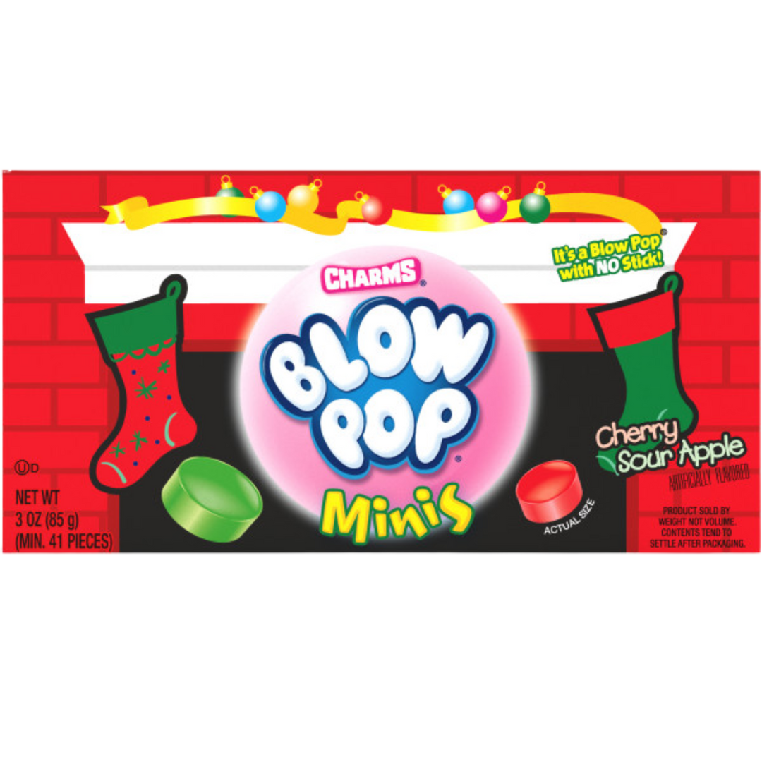 Blow Pop Minis Assorted Christmas Theater Box (12 ct. / 3 oz. each Box)
