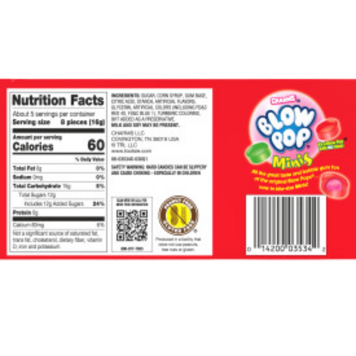 Blow Pop Minis Assorted Christmas Theater Box (12 ct. / 3 oz. each Box)