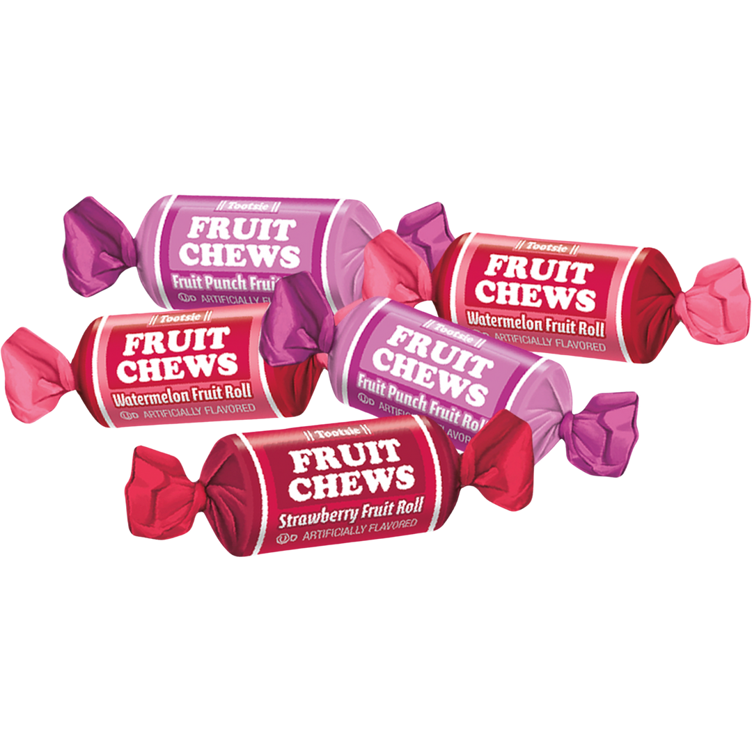 Fruit Chews Valentine Assorted I Heart Reds Fruit Flavored (7 oz. Gifting Heart Box)