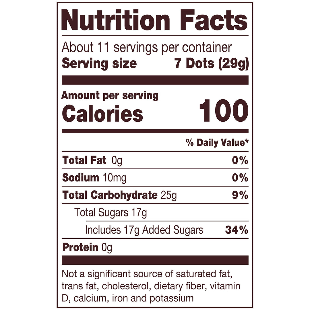 DOTS Holly Jolly Christmas Sugar Coated Gum Drops (11 oz. Bag)