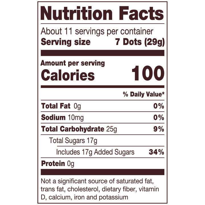 DOTS Holly Jolly Christmas Sugar Coated Gum Drops (11 oz. Bag)