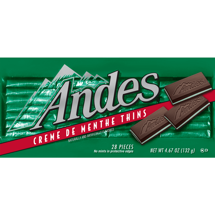 Andes Crème de Menthe Thins (4.67 oz. / 28 ct. Box)