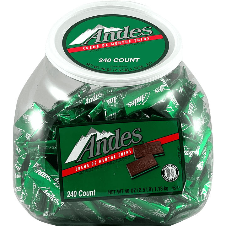 Andes Crème De Menthe Thins (40 oz. / 240 ct. Jar)