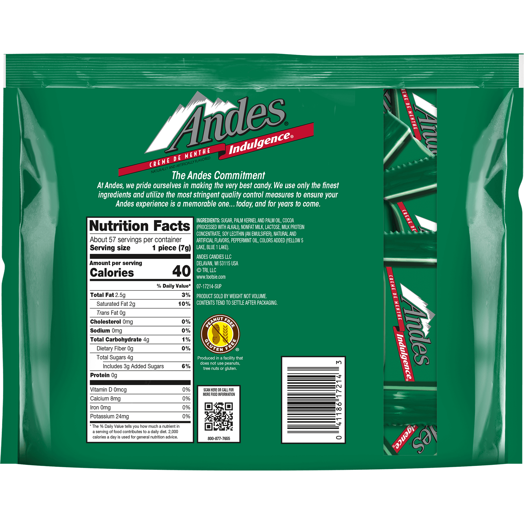 Andes Crème De Menthe (14 oz. Bag) – Tootsie Roll Andes Crème De Menthe (14 oz. Bag) – Tootsie Roll