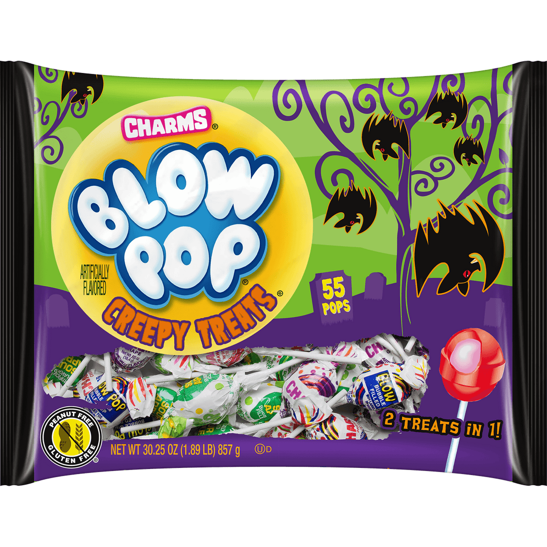 Charms Blow Pop Creepy Assorted Treats (30.25 oz. / 55 ct. Bag)