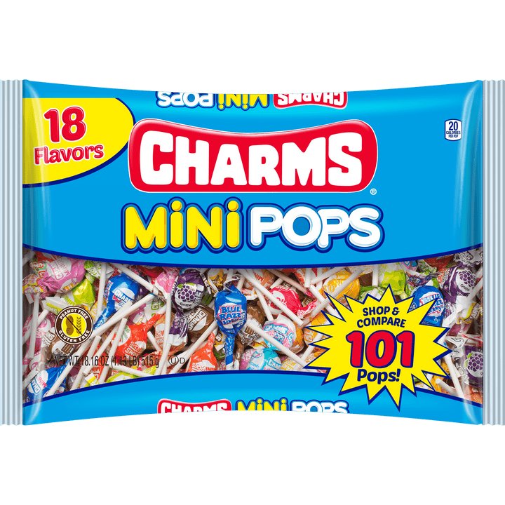 Charms Assorted  Mini Pops (18.16 oz. / 101 ct. Bag)