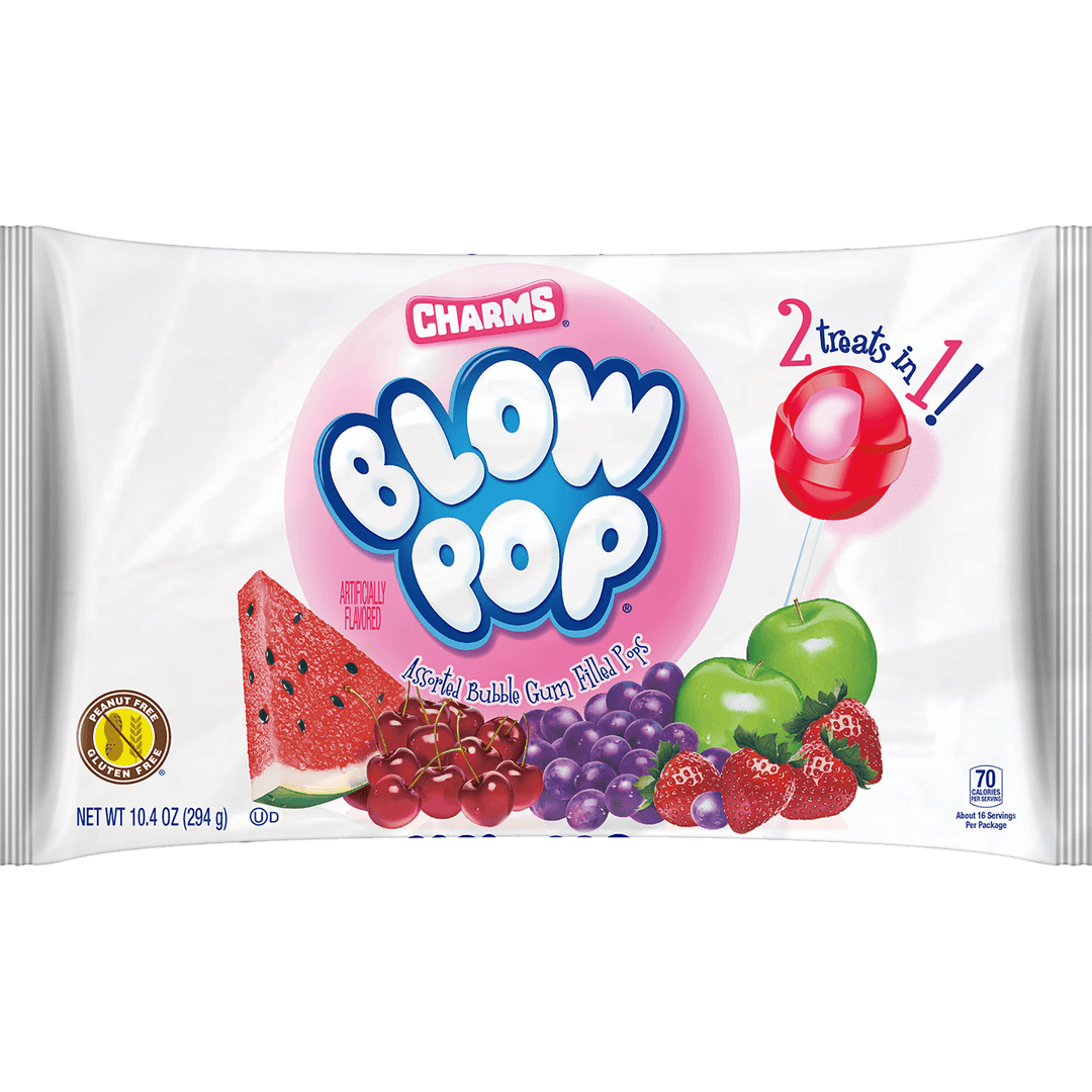 Charms Blow Pops Assorted Lollipops (10.4 oz. Bag)