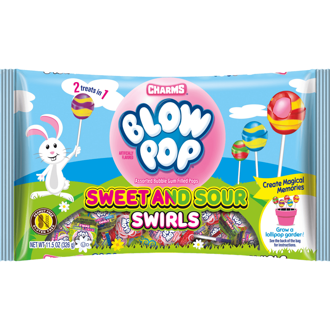 Charms Easter Blow Pop Sweet and Sour (11.5 oz. Bag)