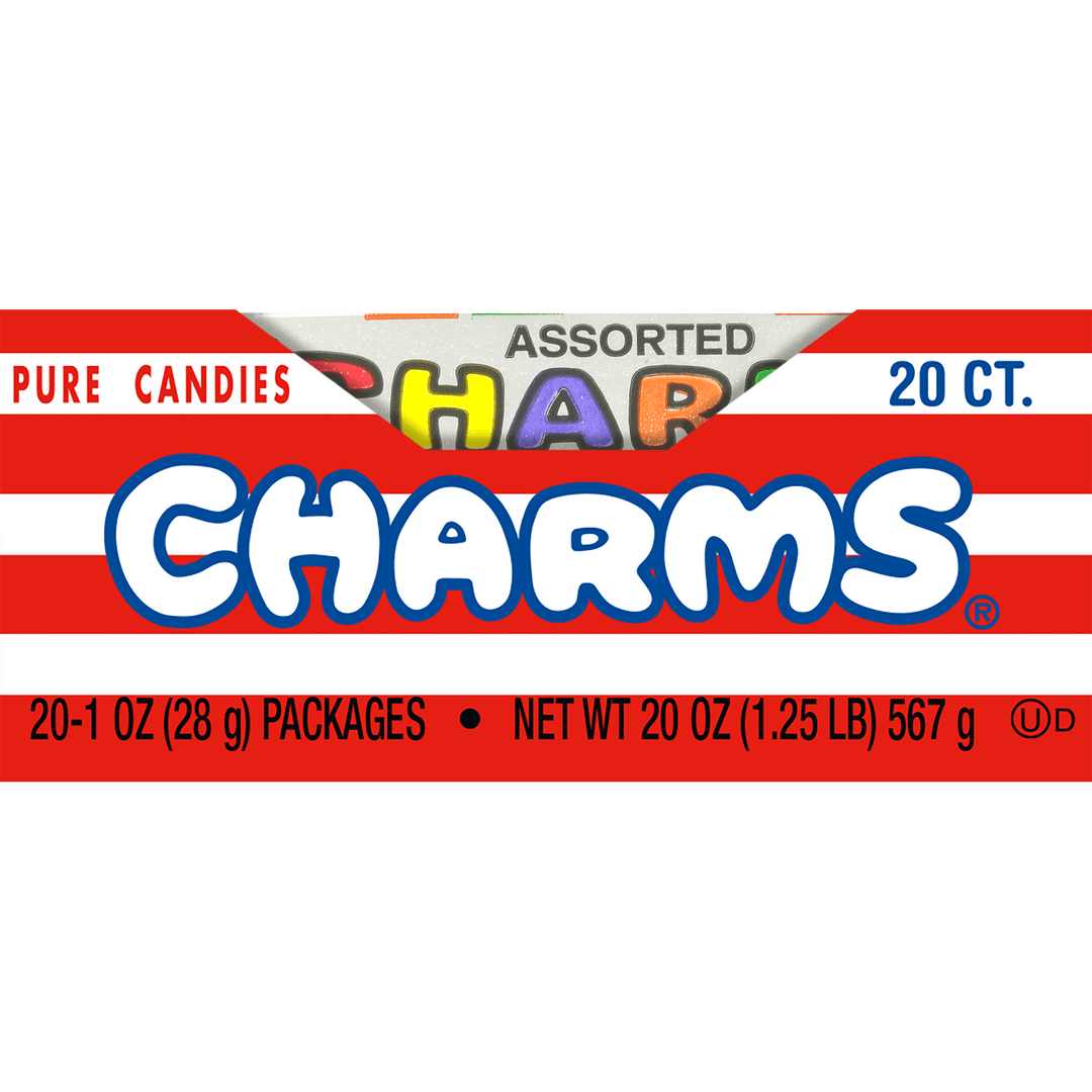 Charms Assorted Fruit Flavors Squares (1 oz. Pack)