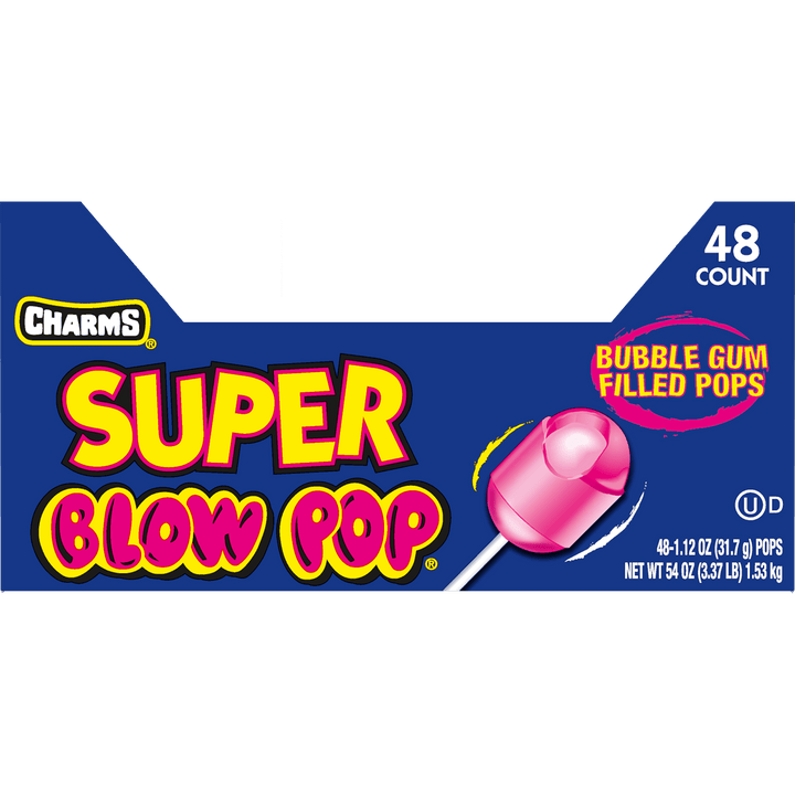 Charms Assorted Super Blow Pop (54 oz. / 48 ct. Box)