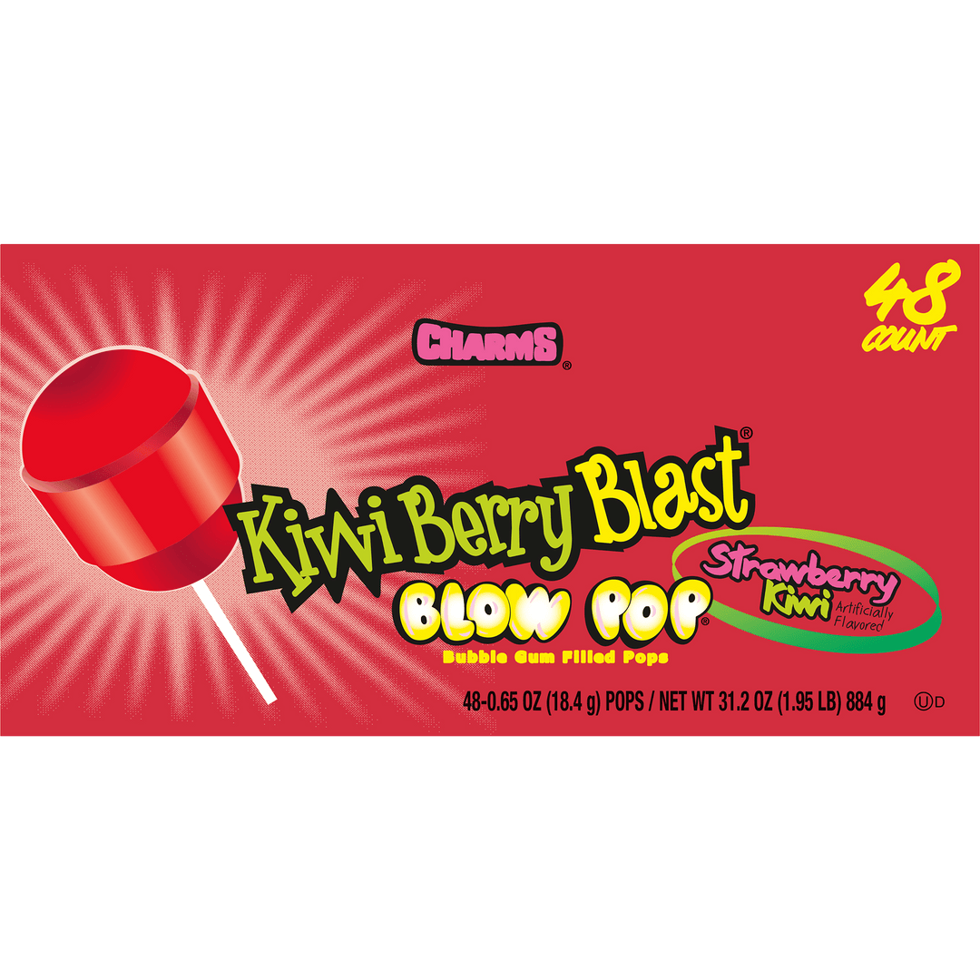 Charms Blow Pop Kiwi Berry Blast (15.2 oz. / 48 ct. Box)