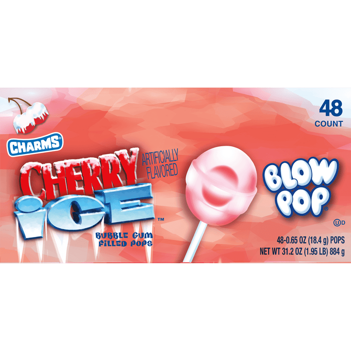 Charms Blow Pop Cherry Ice (15.2 oz. / 48 ct. Box)