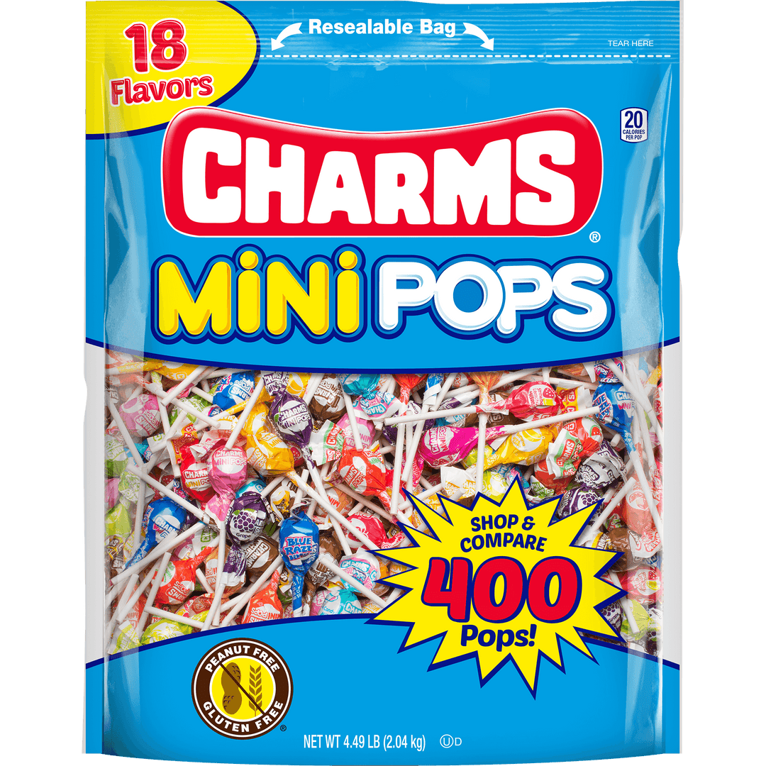 Charms Assorted  Mini Pops (71.84 oz. / 400 ct. Bag)