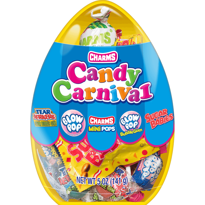 Charms Candy Carnival Easter Filled Jumbo Egg (5 oz. Canister)