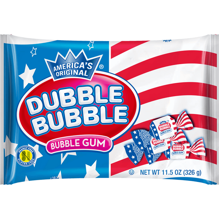 Dubble Bubble USA Flag Twists Bubble Gum (11.5 oz. Bag)