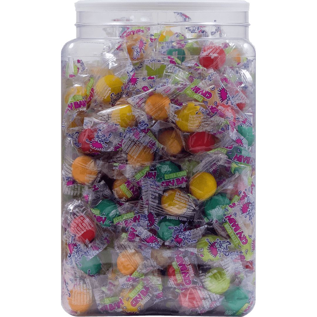 Cry Baby Nitro Assorted Sours Gumballs (52.4 oz. / 200 ct. Jar)