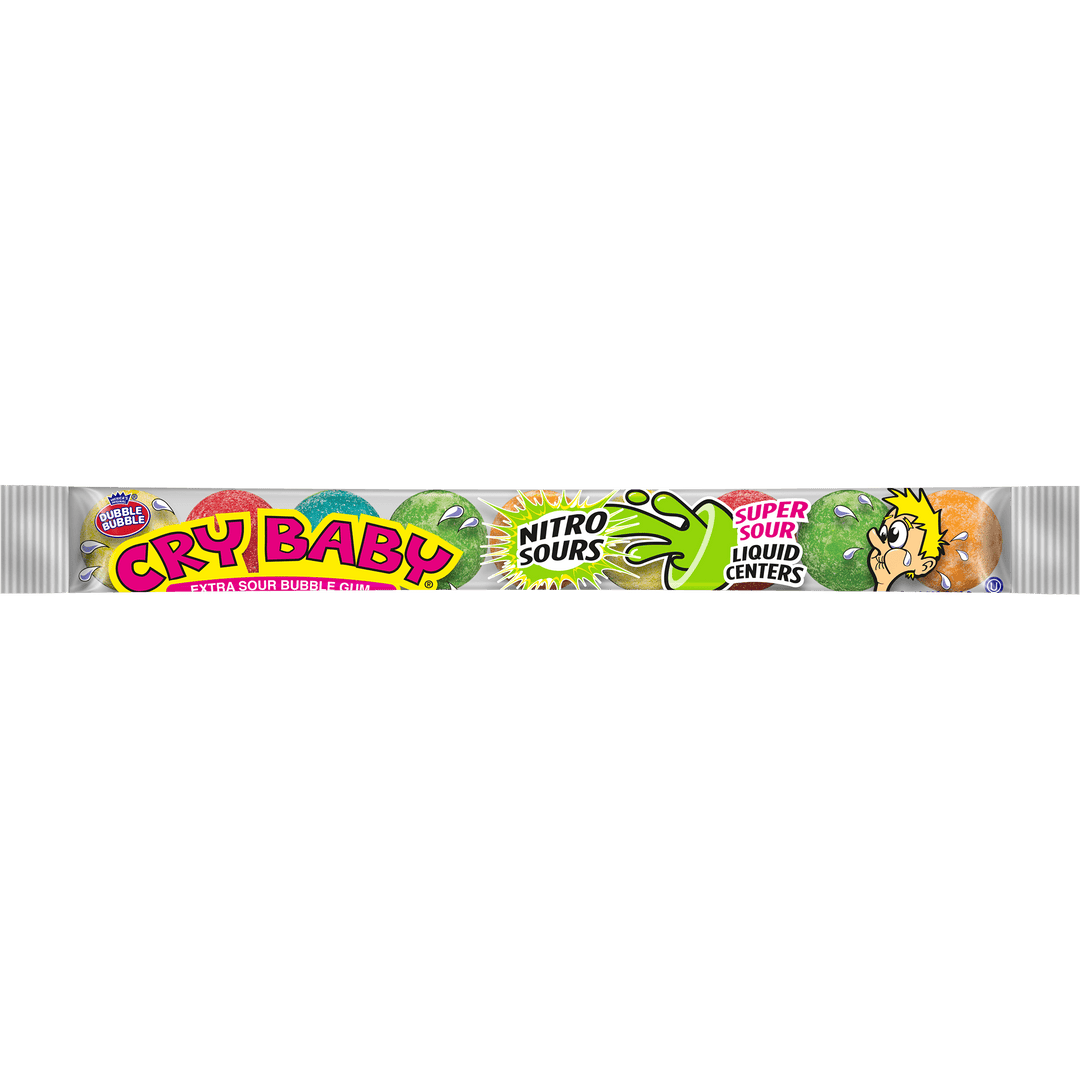 Cry Baby Nitro Assorted Sours (2.32 oz. / 9 ct. Tube)