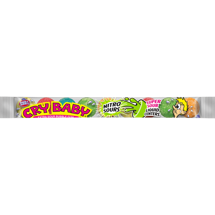 Cry Baby Nitro Assorted Sours (2.32 oz. / 9 ct. Tube)