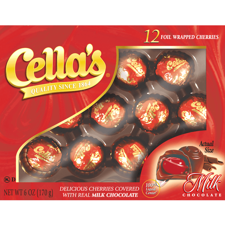 Cella's Milk Chocolate Covered Cherries (6 oz. Box)