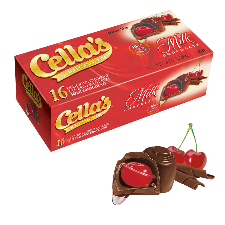 Cella's Milk Chocolate Covered Cherries (8 oz./ 16 ct. Box)