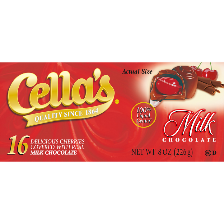 Cella's Milk Chocolate Covered Cherries (8 oz./ 16 ct. Box)
