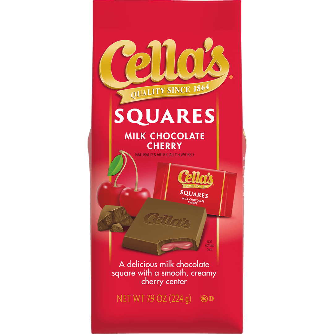 Cella's Squares Milk Chocolate Cherry (7.9 oz Bag)