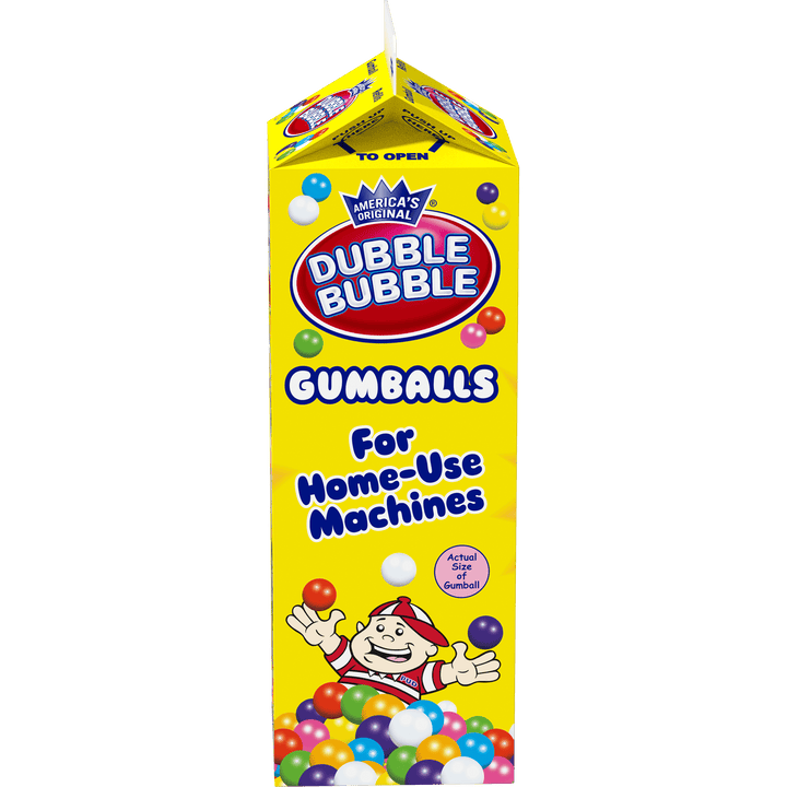 Dubble Bubble Assorted Gumballs (20 oz. Refill Carton)