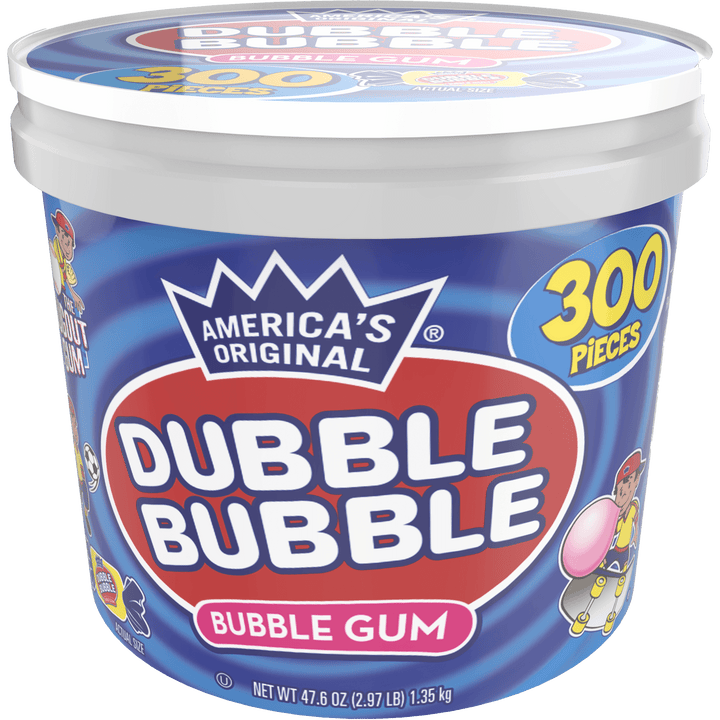 Dubble Bubble Original Twist ( 47.6 oz. / 300 ct. Tub)