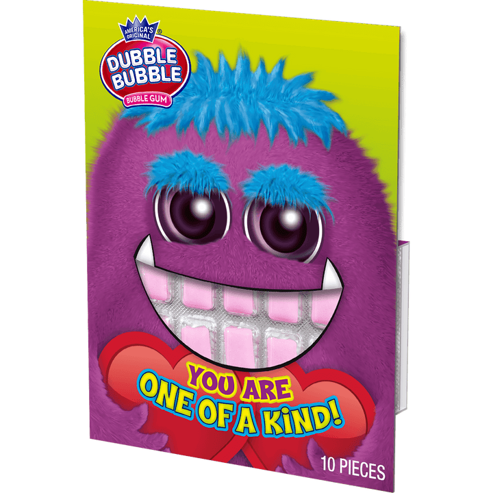 Double Bubble Monster Valentine Cards (1 oz. / 10 ct. Box)