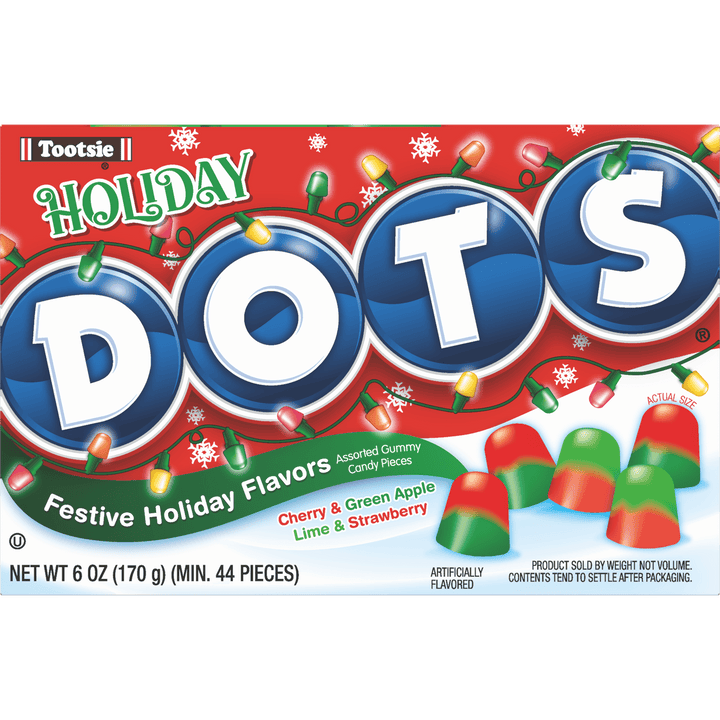 DOTS Assorted Holiday Gum Drops (6.5 oz. Box)