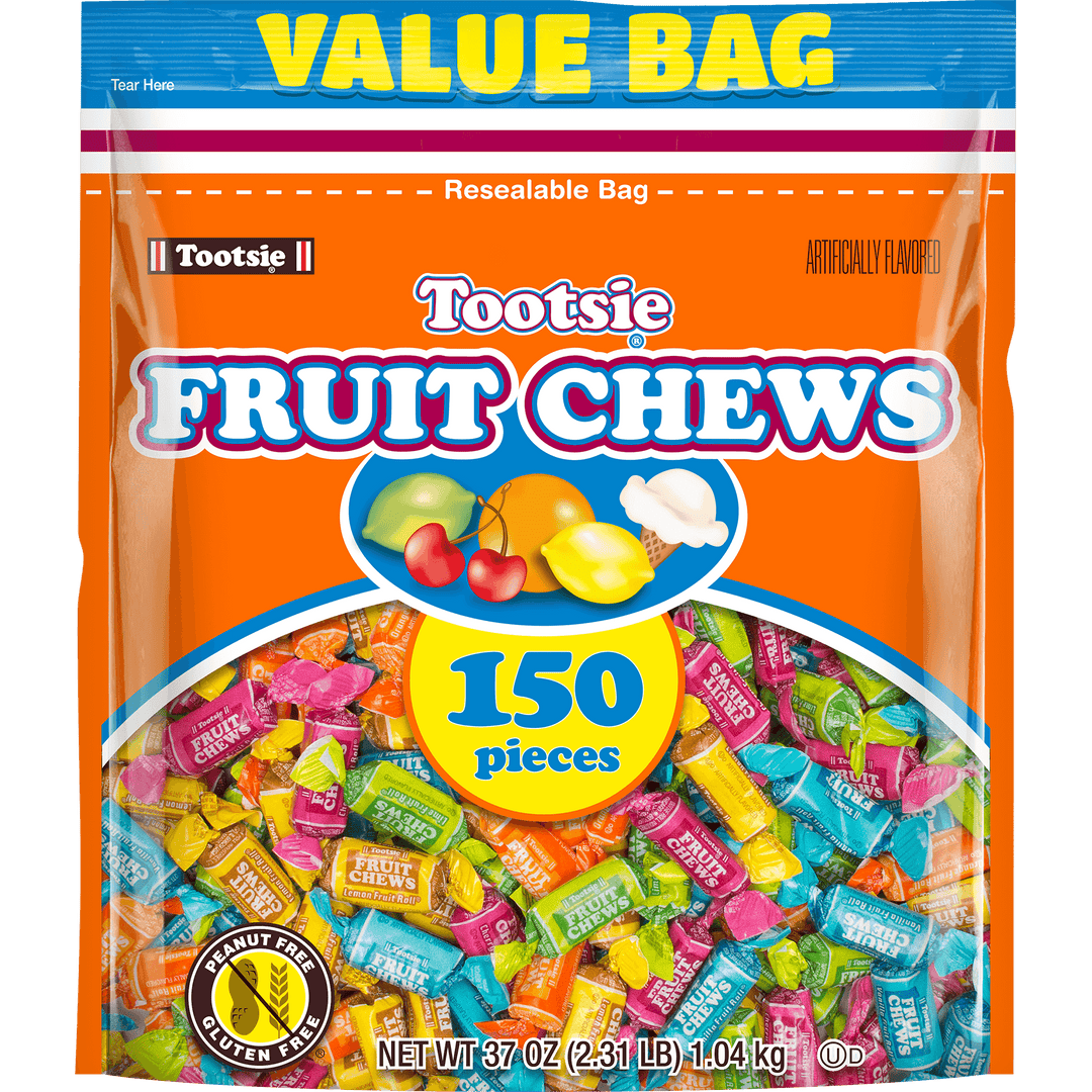 Tootsie Fruit Chew Assorted Flavors (37 oz. / 150 ct. Bag)