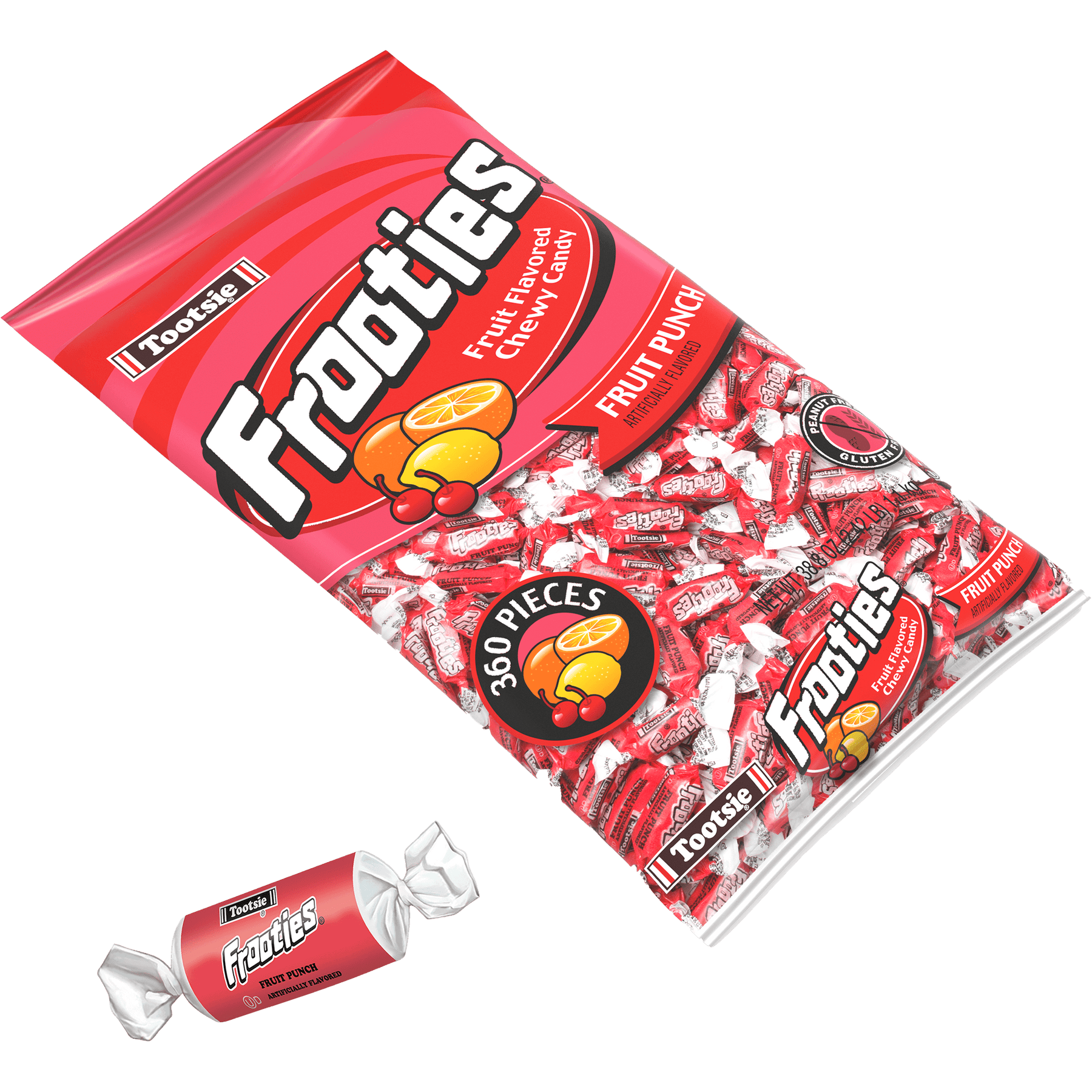 Frooties Fruit Punch Chewy Candy (38.8 oz. / 360 ct. Bag) – Tootsie Roll