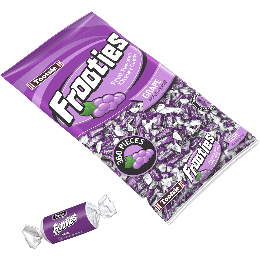 Frooties Grape Chewy Candy (38.8 oz. / 360 ct. Bag) – Tootsie Roll