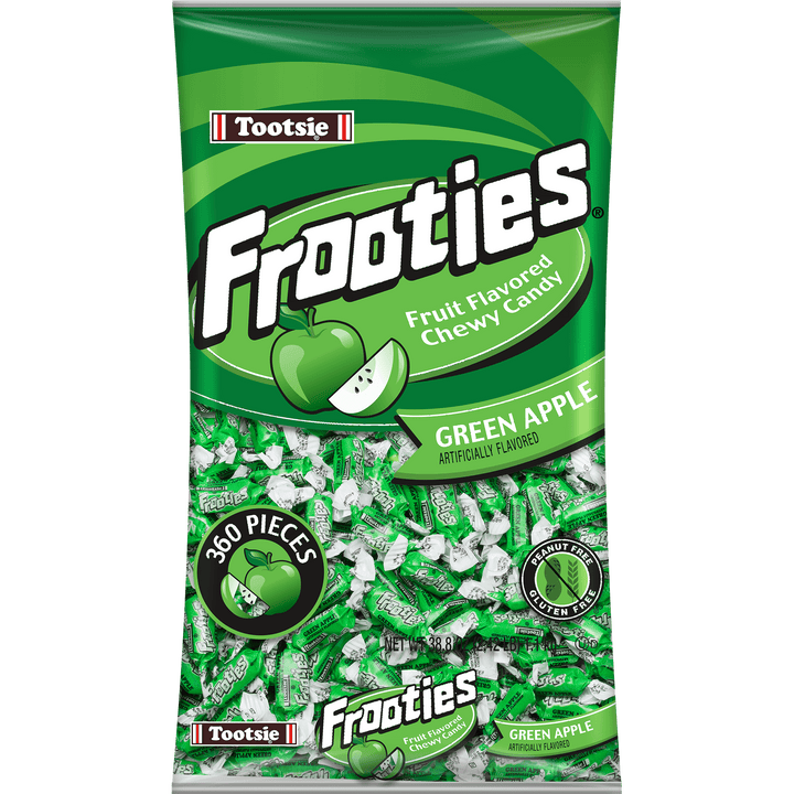 Frooties Green Apple Chewy Candy (38.8 oz. / 360 ct. Bag)