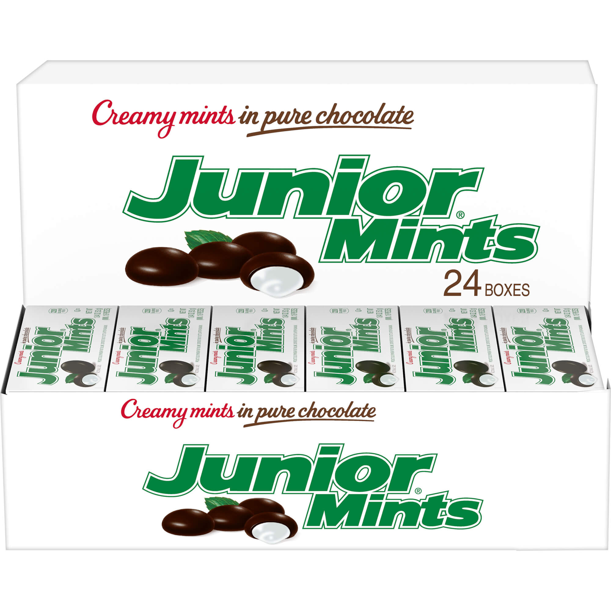 Jr Mints Box Junior Mints Snack Box (1.84 oz. Box/ 24 ct.) – Tootsie Roll