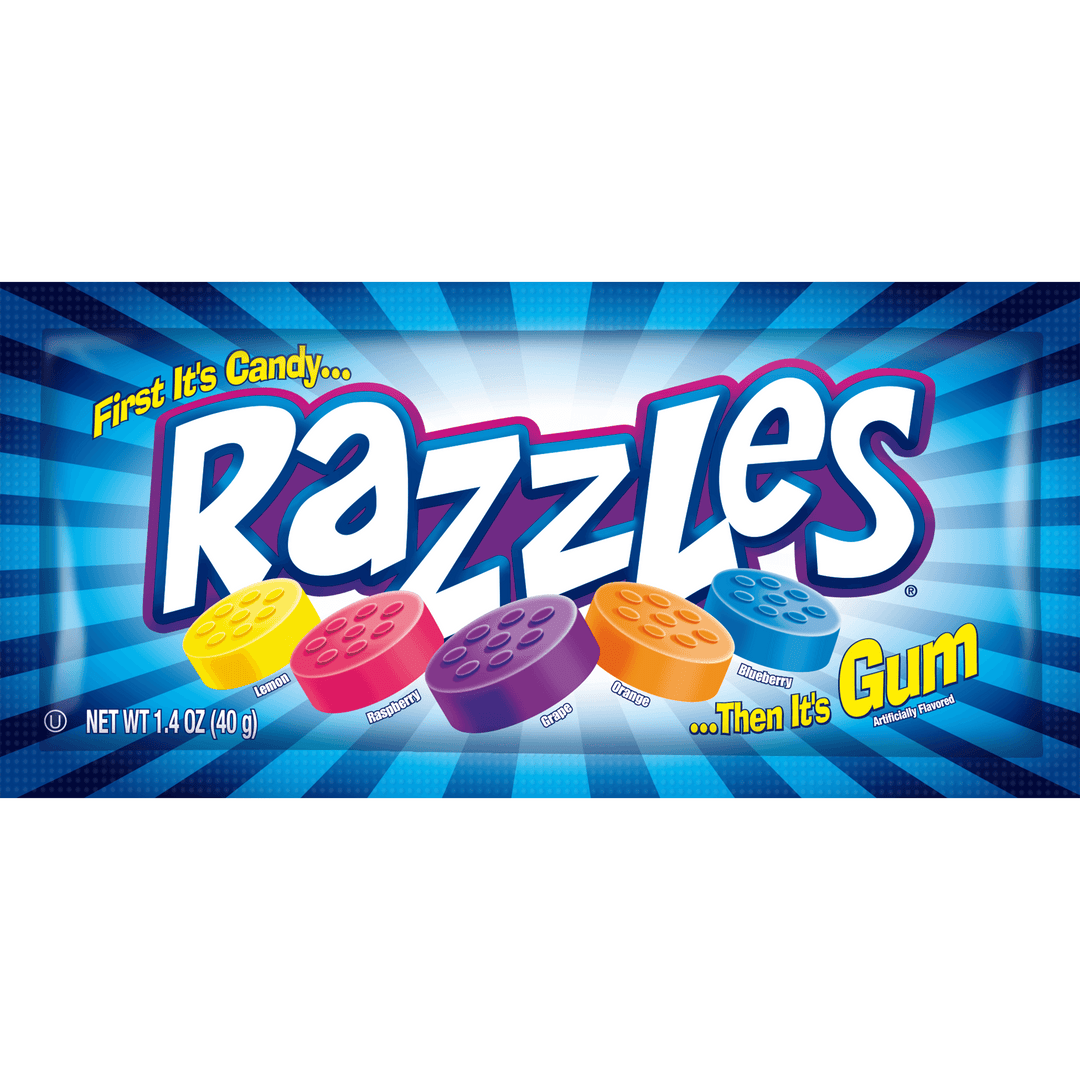 Razzles Assorted Original Pouch (33.86 oz. / 24 ct. Box)