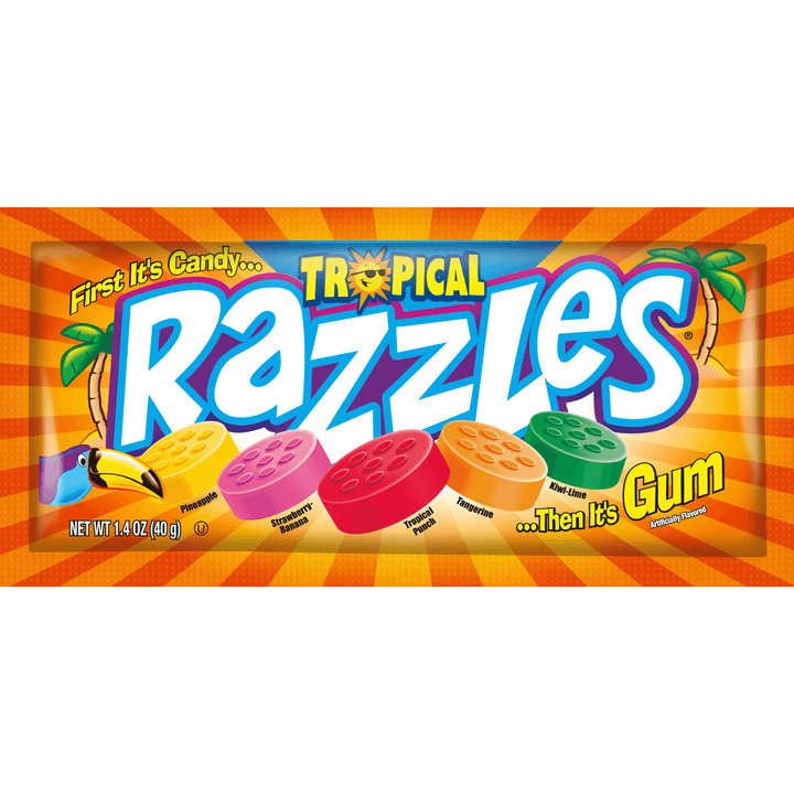 Razzles Assorted Tropical (1.4 oz. Pouch)