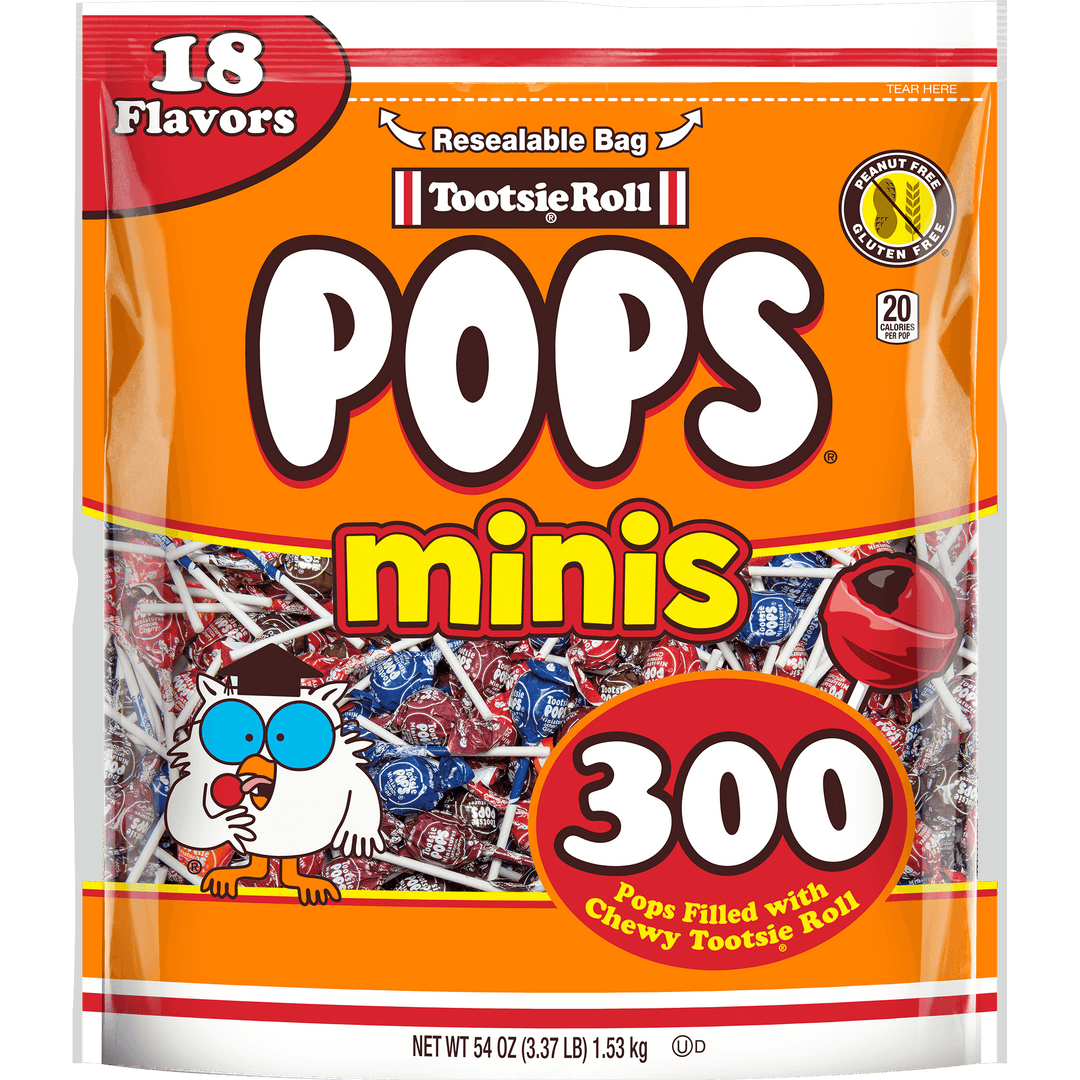 Tootsie Roll Pops Minis Assorted Flavors (54 oz. / 300 ct. Bag)