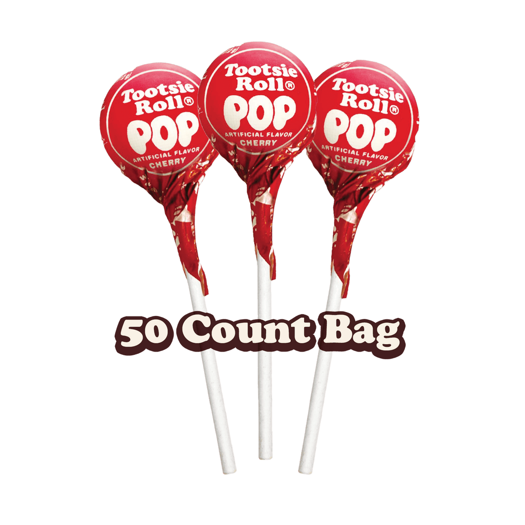 Tootsie Pops Cherry Flavor (30 oz. / 50 ct.  Bag)