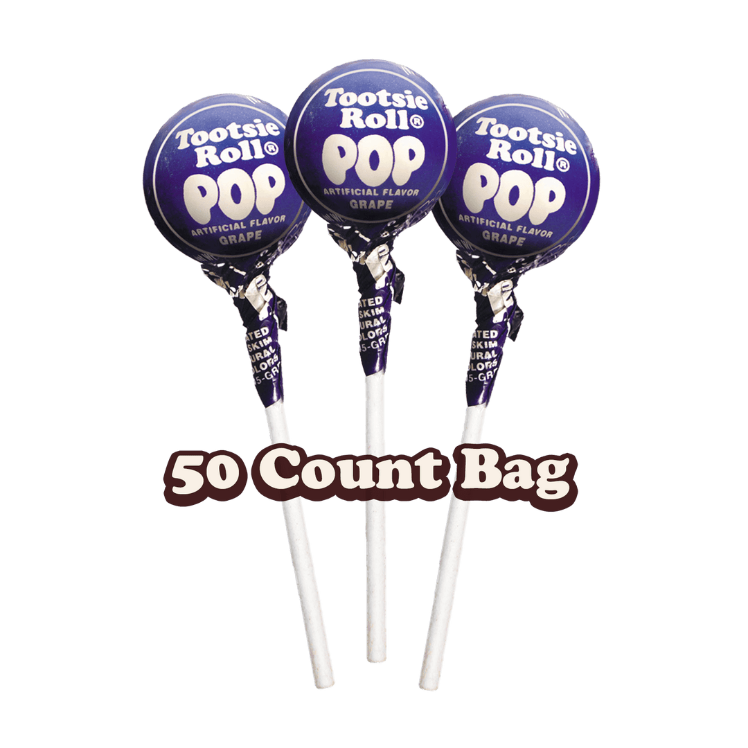 Tootsie Pops Grape Flavor (30 oz. / 50 ct.  Bag)