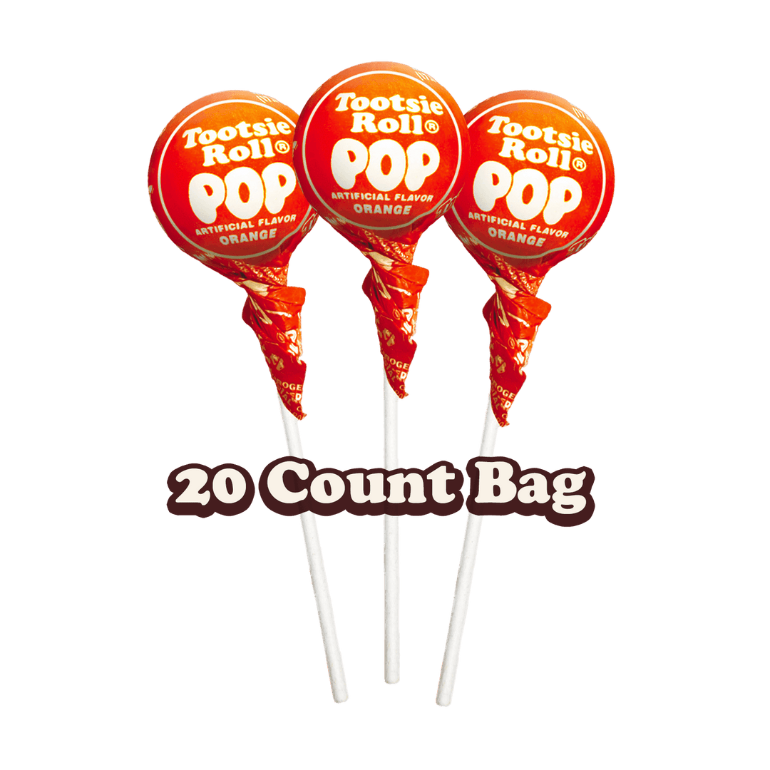 Tootsie Pops Orange Flavor (12 oz. / 20 ct.  Bag)