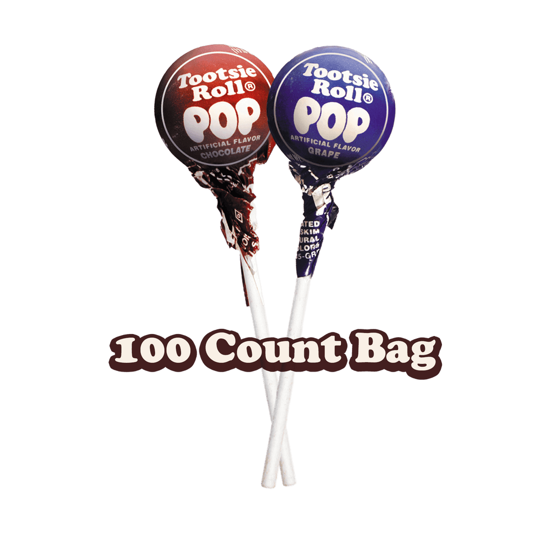 Tootsie Pops Chocolate & Grape Flavor Combo Pack (60 oz. / 100 ct. Bag)