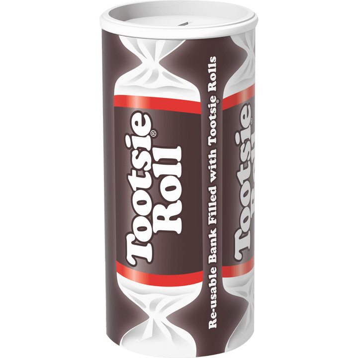 Tootsie Roll Bank Filled with Midgees (4 oz. Bank)