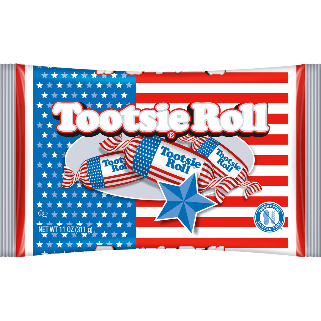 Tootsie Roll Midgees USA Flag Bag (11 oz. Bag)