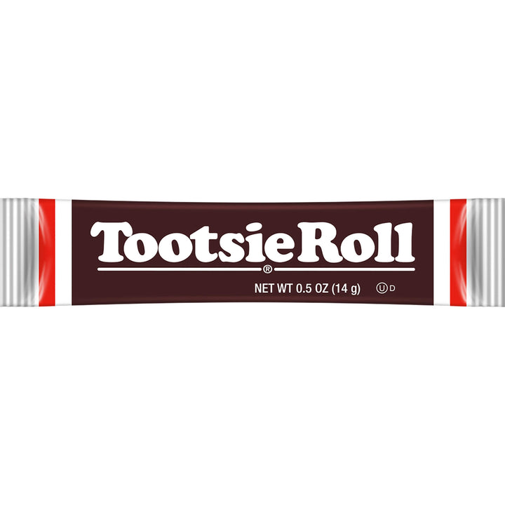 Tootsie Roll on a white background
