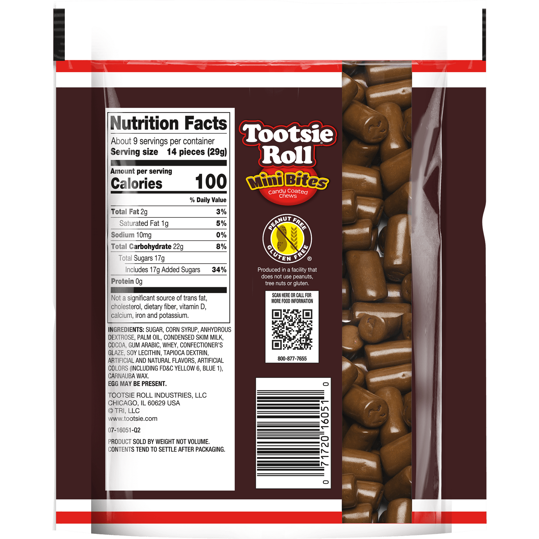 Tootsie Roll Mini Bites (9 oz. Resealable Pouch)