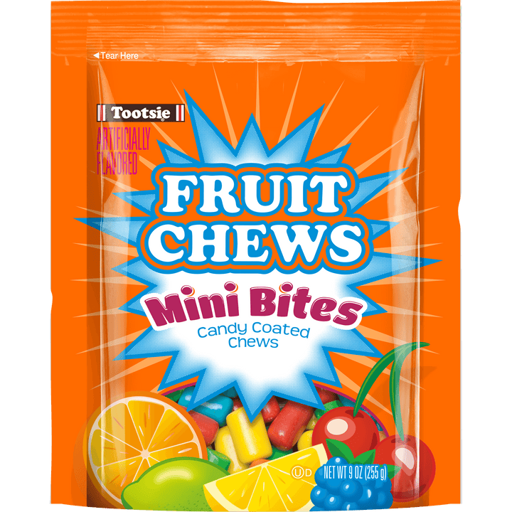 Tootsie Fruit Chew Mini Bites (9 oz. Resealable Pouch)