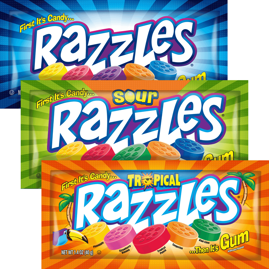 Razzles Variety 12-Pack (12 x 1.4 oz. Bag)