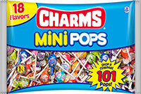 Image of Charms Mini Pops (101 ct. Bag) Package